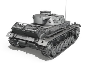 panzer iii pzkpfw iii ausfg 3D Model