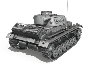 panzer iii pzkpfw iii ausfg 3D Model