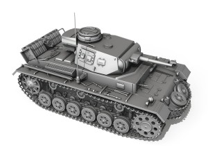 panzer iii pzkpfw iii ausfg 3D Model