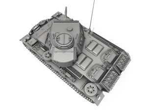panzer iii pzkpfw iii ausfg 3D Model