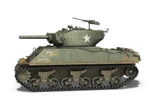 m4a3e2 - sherman jumbo - blue eyes Modelo 3D