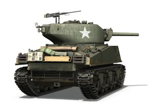 m4a3e2 - sherman jumbo - blue eyes 3D Model