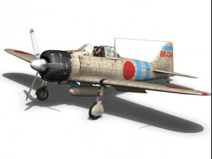 mitsubishi a6m2 zero carrier hiryu 3D 모델