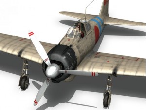 mitsubishi a6m2 zero carrier hiryu 3D 모델