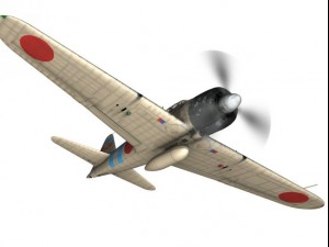 mitsubishi a6m2 zero carrier hiryu 3D 모델