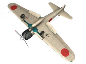 mitsubishi a6m2 zero carrier shokaku Modelo 3D