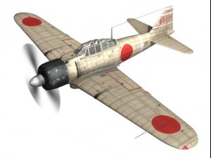 mitsubishi a6m2 zero carrier shokaku Modelo 3D