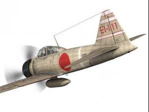 mitsubishi a6m2 zero carrier shokaku Modelo 3D
