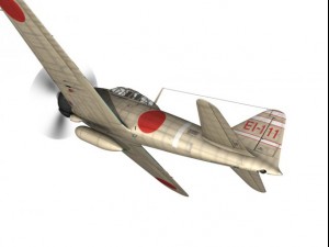 mitsubishi a6m2 zero carrier shokaku Modelo 3D