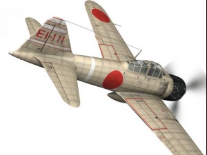 mitsubishi a6m2 zero carrier shokaku Modelo 3D