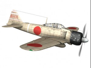 mitsubishi a6m2 zero carrier shokaku Modelo 3D