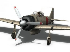mitsubishi a6m2 zero tainan air group 3D Model