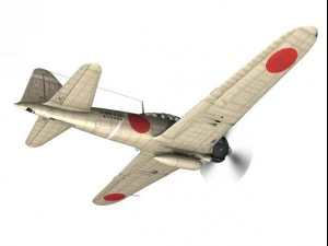 mitsubishi a6m2 zero tainan air group 3D Model