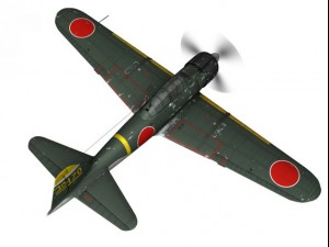 mitsubishi a6m2 zero konoike kokutai 3Dモデル
