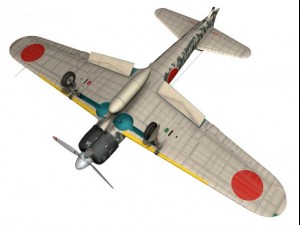 mitsubishi a6m2 zero hiyo fighter group 3D 模型
