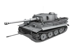 panzer vi - tiger - early production 3D Model