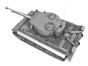 panzer vi - tiger - early production 3D Model