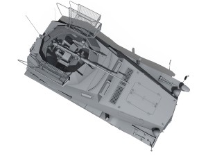 sdkfz 250 reconnaissance vehicle Modello 3D