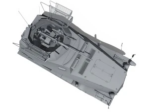 sdkfz 250 reconnaissance vehicle 3D Model