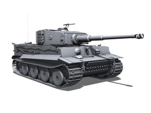 panzer vi tiger mid production 3D Model