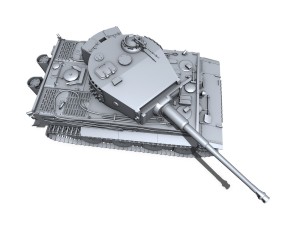 panzer vi tiger mid production 3D Model
