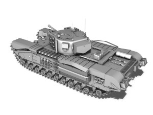 churchill mk iv 3D Model