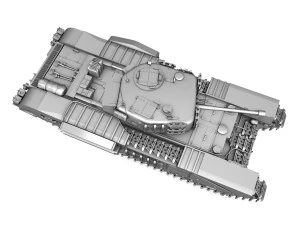 churchill mk iv 3D Model