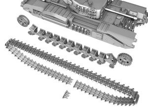churchill mk iv 3D Model