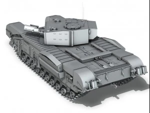 churchill mkiii avre 3D Model