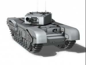 churchill mkiii avre 3D Модель