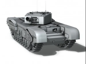 churchill mkiii avre 3D Model