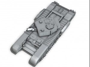 churchill mkiii avre 3D Модель