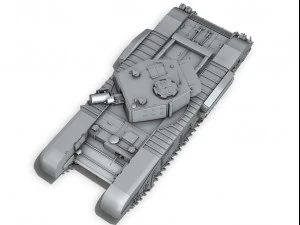 churchill mkiii avre 3D Model