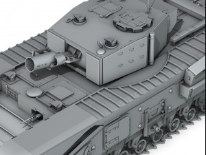 churchill mkiii avre 3D Модель