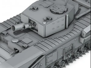 churchill mkiii avre 3D Model