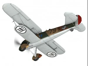 fiat cr32 italy airforce 79 squadriglia 3D Model