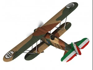 fiat cr32 italy airforce 79 squadriglia 3D Model