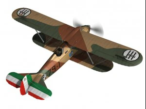 fiat cr32 italy airforce 79 squadriglia 3D Model