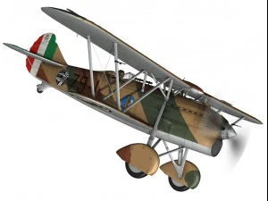 fiat cr32 italy airforce 79 squadriglia 3D Model