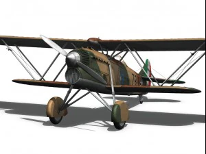 fiat cr32 italy airforce 79 squadriglia 3D Model