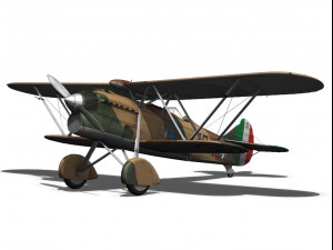 fiat cr32 italy airforce 79 squadriglia 3D 모델