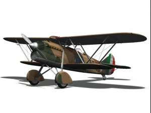 fiat cr32 italy airforce 79 squadriglia 3D Model