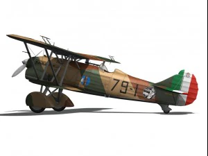 fiat cr32 italy airforce 79 squadriglia 3D Model