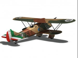 fiat cr32 italy airforce 79 squadriglia 3D Model