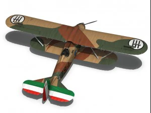 fiat cr32 italy airforce 79 squadriglia 3D Model
