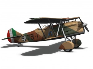 fiat cr32 italy airforce 79 squadriglia 3D 모델
