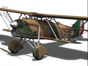 fiat cr32 italy airforce 79 squadriglia 3D 모델