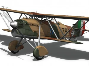fiat cr32 italy airforce 79 squadriglia 3D Model