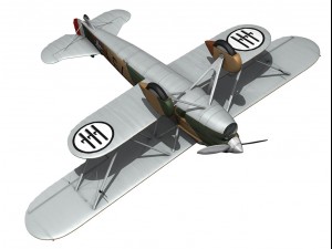 fiat cr32 italy airforce 79 squadriglia 3D 모델
