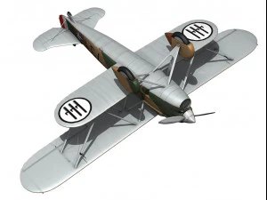 fiat cr32 italy airforce 79 squadriglia 3D Model